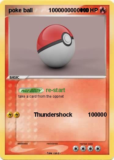 Pokemon poke ball          1000000000000