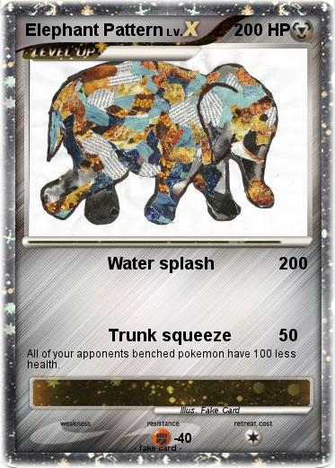 Pokemon Elephant Pattern