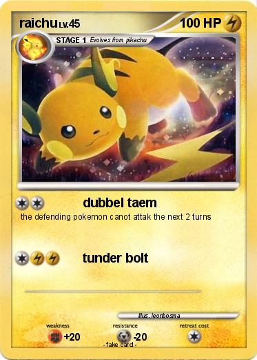 Pokemon raichu