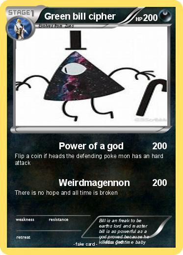 Pokemon Green bill cipher