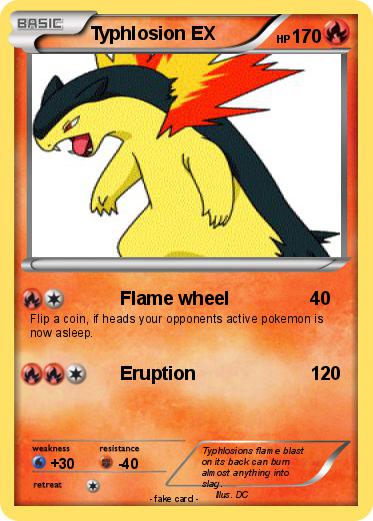 Pokemon Typhlosion EX