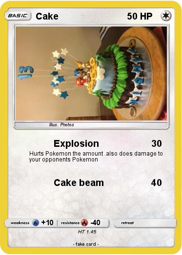 Pokemon Cake