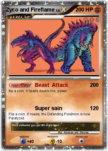 Pokemon Zyco and Fireflame