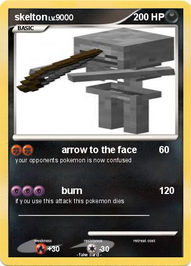 Pokemon skelton