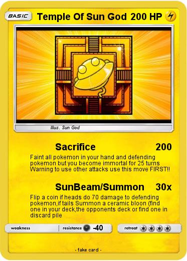 Pokemon Temple Of Sun God