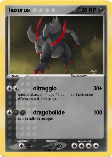 Pokemon haxorus