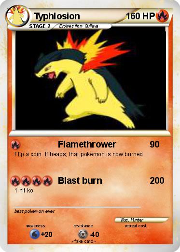 Pokemon Typhlosion