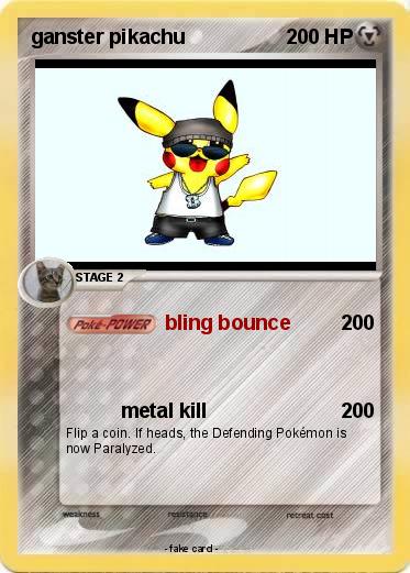 Pokemon ganster pikachu