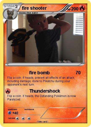 Pokemon fire shooter
