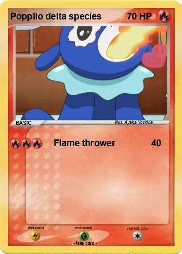 Pokemon Popplio delta species