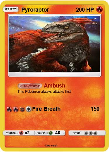 Pokemon Pyroraptor
