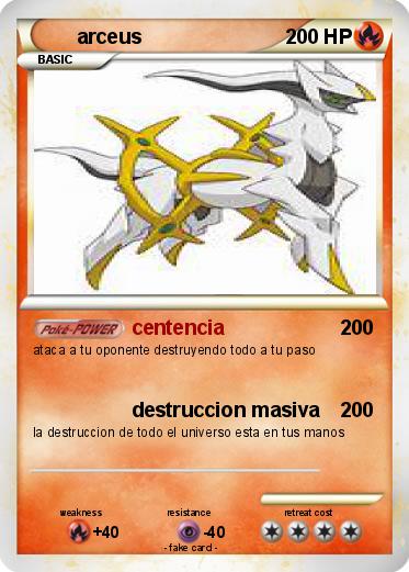Pokemon arceus