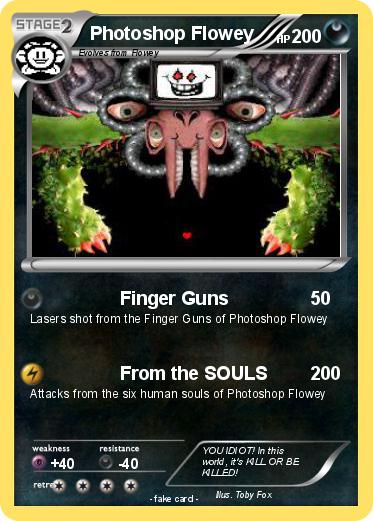 Pokemon Photoshop Flowey