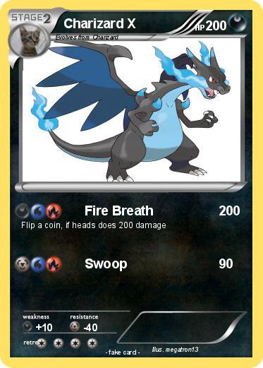 Pokemon Charizard X