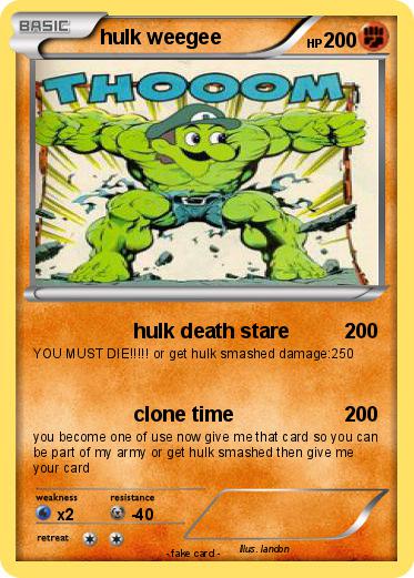 Pokemon hulk weegee
