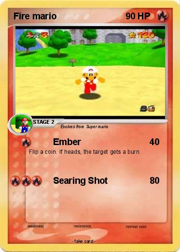 Pokemon Fire mario