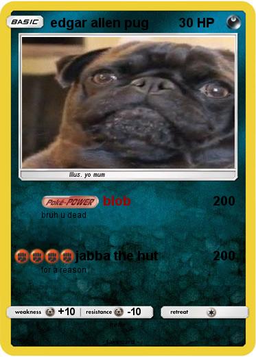 Pokemon edgar allen pug