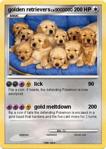 Pokemon golden retrievers