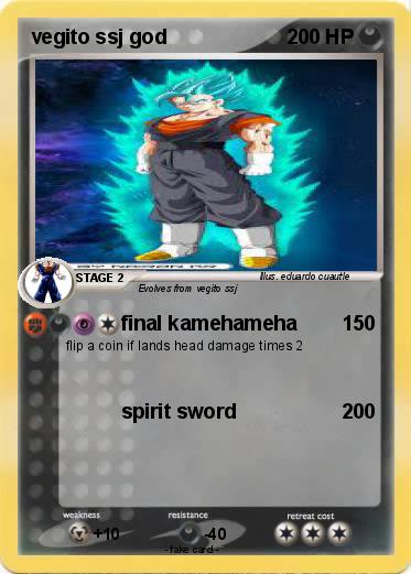 Pokemon vegito ssj god
