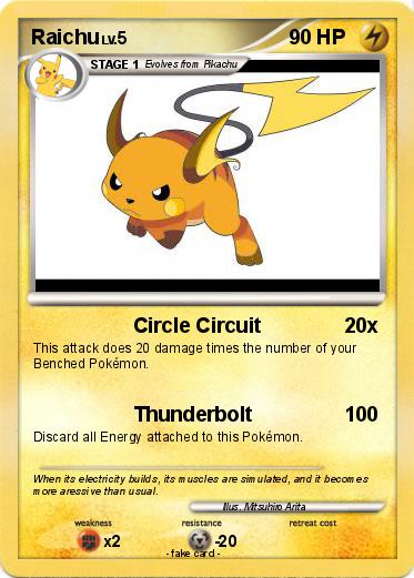 Pokemon Raichu