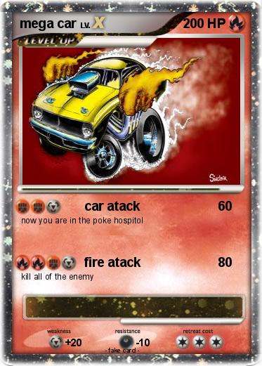 Pokemon mega car