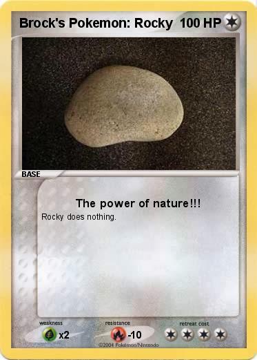 Pokemon Brock's Pokemon: Rocky