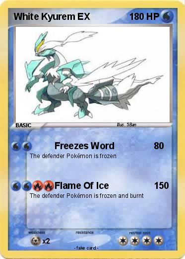 Pokemon White Kyurem EX