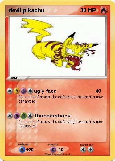 Pokemon devil pikachu