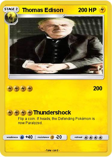 Pokemon Thomas Edison