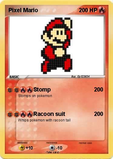 Pokemon Pixel Mario