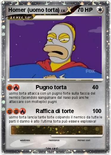 Pokemon Homer (uomo torta)