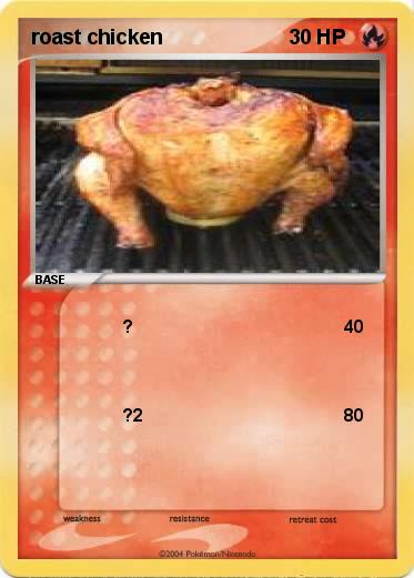 Pokemon roast chicken