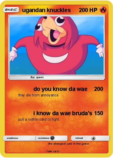 Pokemon ugandan knuckles