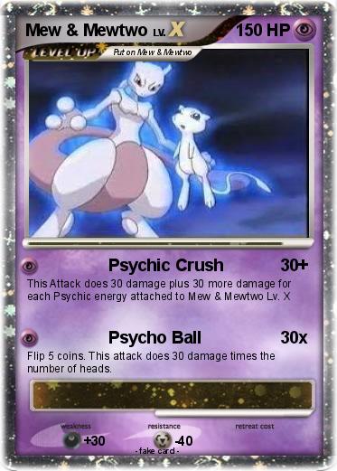 Pokemon Mew & Mewtwo
