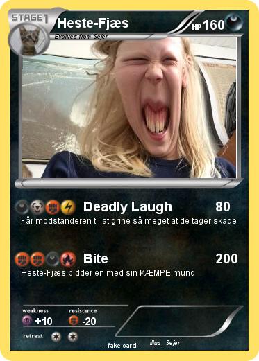 Pokemon Heste-Fjæs
