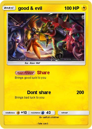 Pokemon good & evil