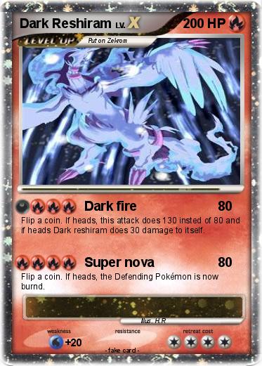 Pokemon Dark Reshiram