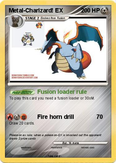 Pokemon Metal-Charizard! EX