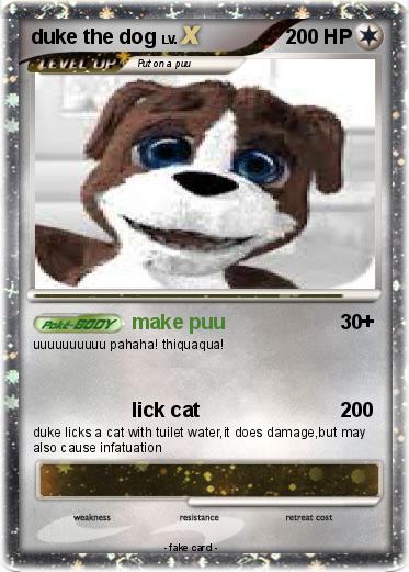 Pokemon duke the dog