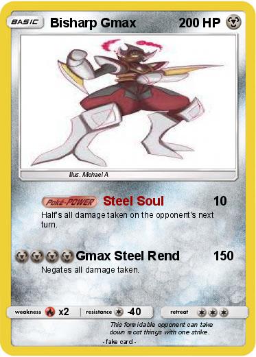 Pokemon Bisharp Gmax