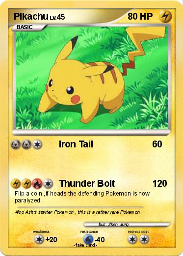 Pokemon Pikachu