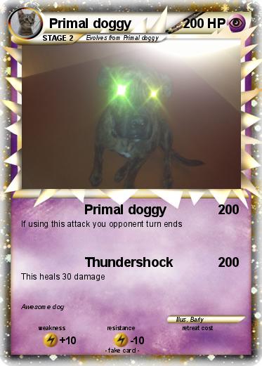Pokemon Primal doggy