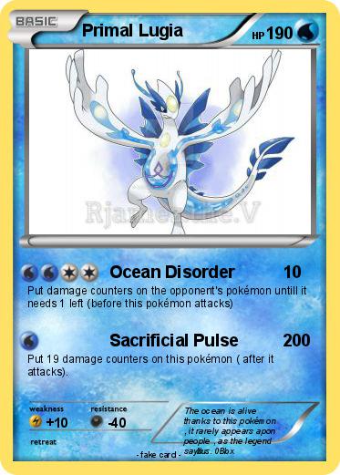 Pokemon Primal Lugia