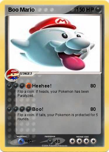Pokemon Boo Mario