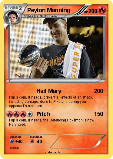 Pokemon Peyton Manning