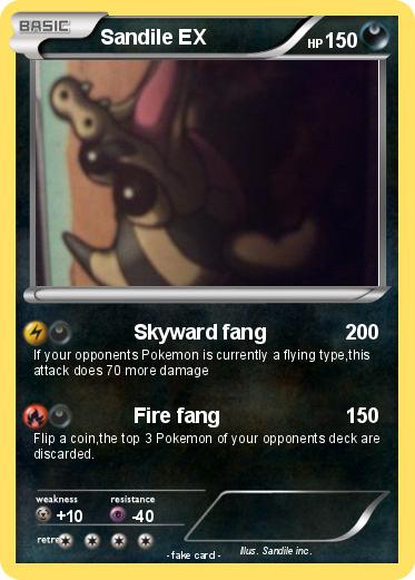 Pokemon Sandile EX