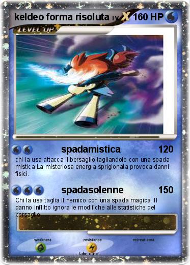 Pokemon keldeo forma risoluta