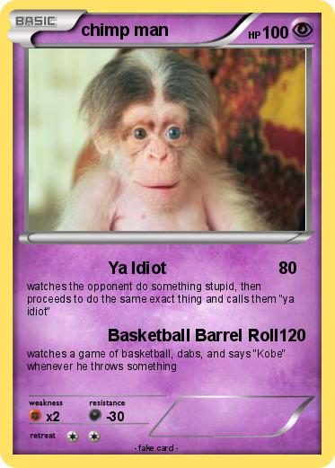 Pokemon chimp man