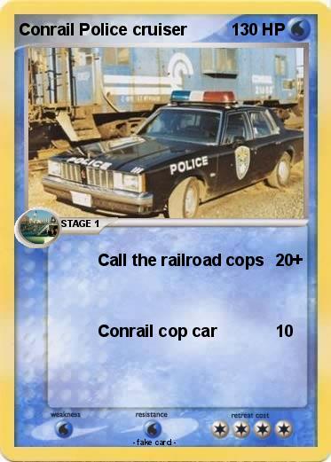 Pokemon Conrail Police cruiser