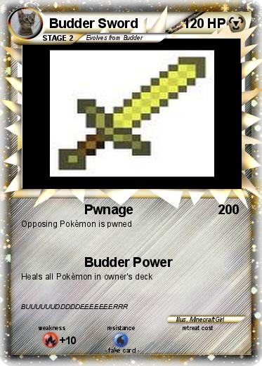Pokemon Budder Sword